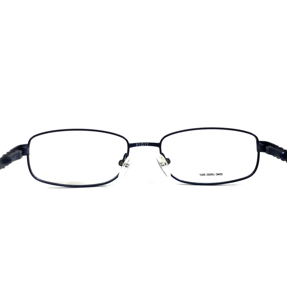 Nerf Kids Boys Eyeglasses Frames OWEN NVY Navy Blue Rectangle Wire Rim 51-17-135 - Picture 7 of 12